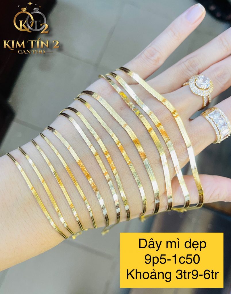 Dây mì dẹp 9phân5-1chỉ50 3tr9 - 6tr