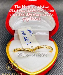 Nhẫn đôi - Mẫu NC002