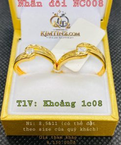 Nhẫn đôi - Mẫu NC008