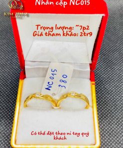 Nhẫn đôi - Mẫu NC015