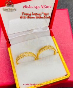 Nhẫn đôi - Mẫu NC019
