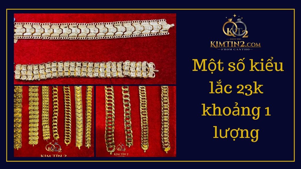 Một số kiểu lắc 23k khoảng 1 lượng