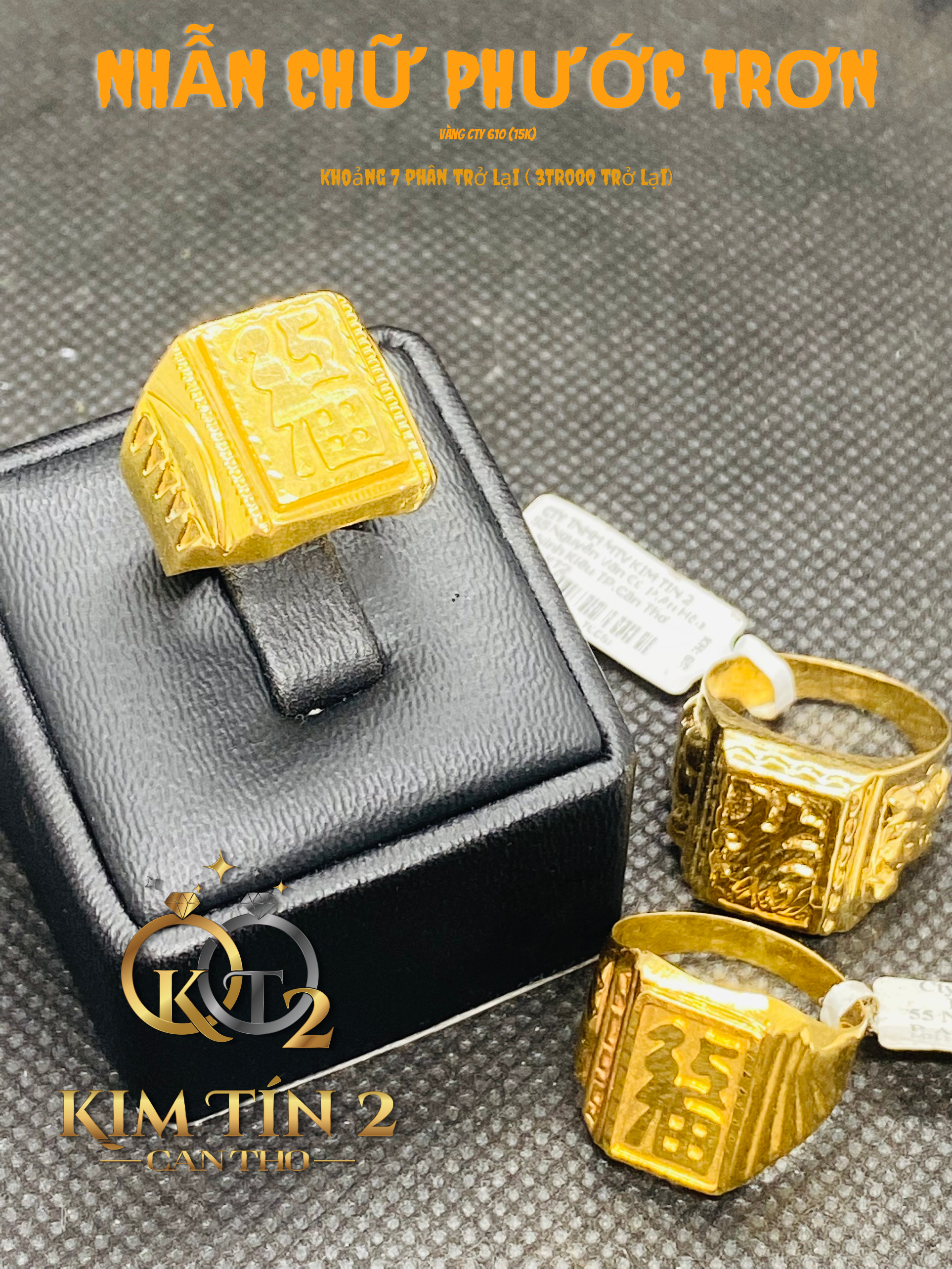 Mua Nhẫn nam đẹp NAN02 - Loại vàng 18K-750 | Anh Phương Jewelry