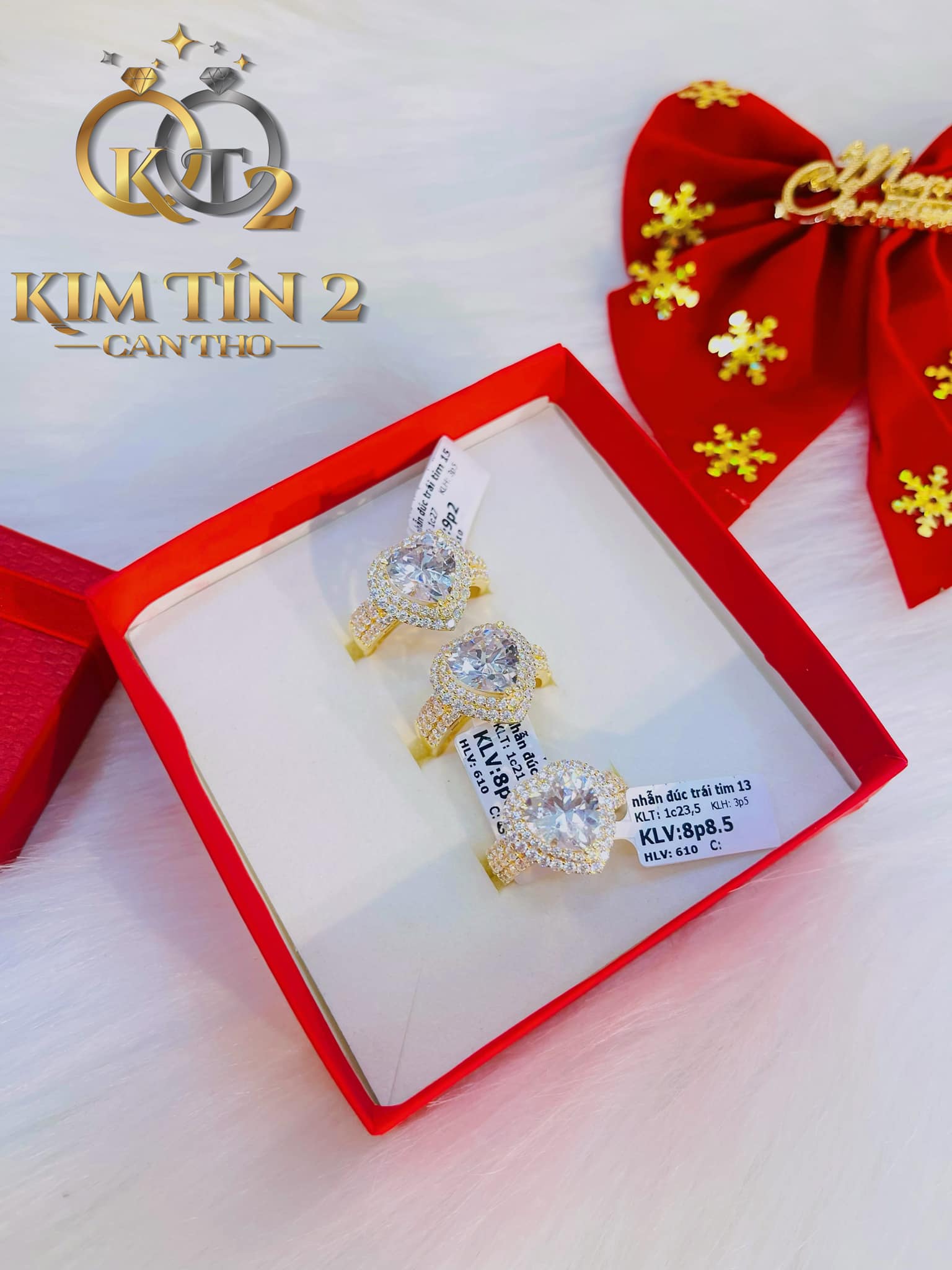 Nhẫn kiểu nữ trẻ trung nhẹ vàng 10