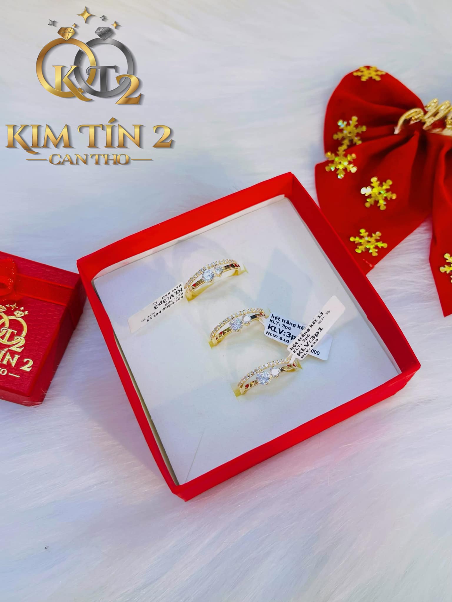 Nhẫn kiểu nữ trẻ trung nhẹ vàng 5