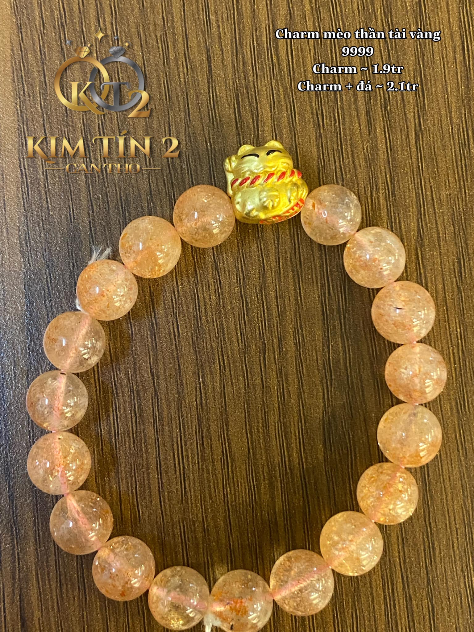 Charm mèo thần tài vàng - V9999 -1 triệu 900 - charm + đá- 2 triệu 100