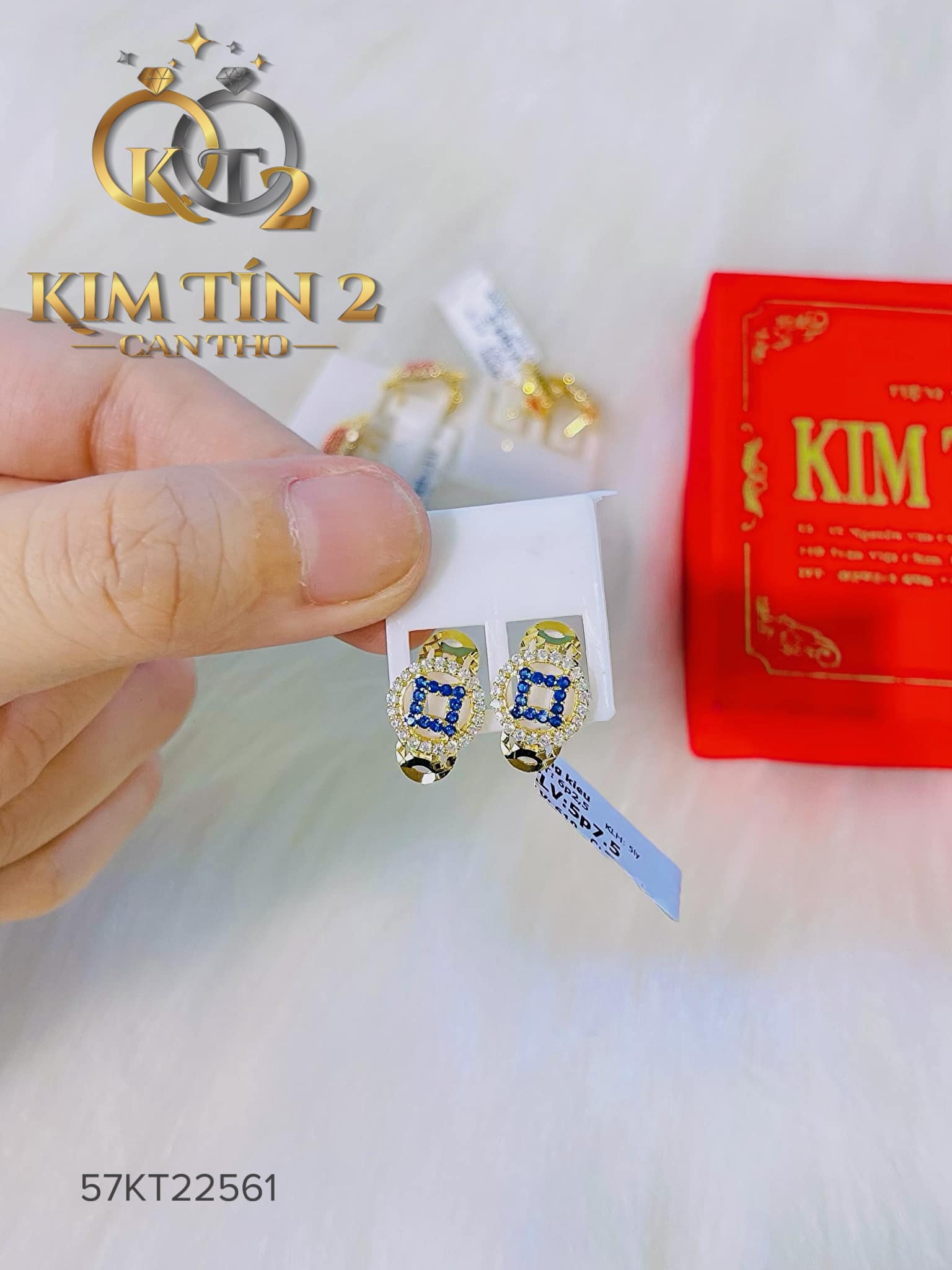 Mẫu 12 - Bông tai - 5 phân 7