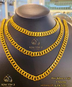 Dây Khoen lật 1 Lượng vàng 24K