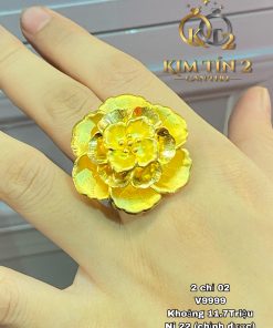 Nhẫn kiểu 9999 - 2.02 Chỉ - Ni 22