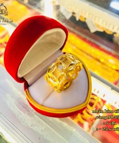 Nhẫn Kim tiền Vàng 24K - 5 Chỉ