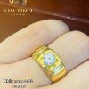 Nhẫn Nam Hột Vuông Sang Trọng