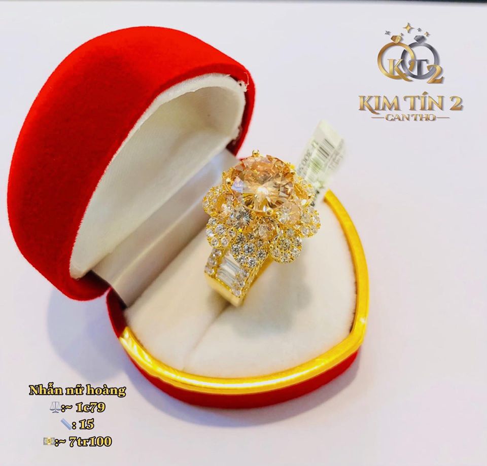Nhẫn Nữ Kiểu Nữ Hoàng Quý Tộc - Tiệm vàng Kim Tín 2 Cần Thơ