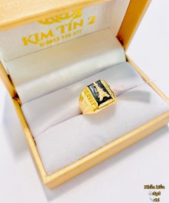 nhẫn nam kiểu điêu khắc tháp Eiffel