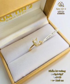 nhẫn kiểu nữ vuông