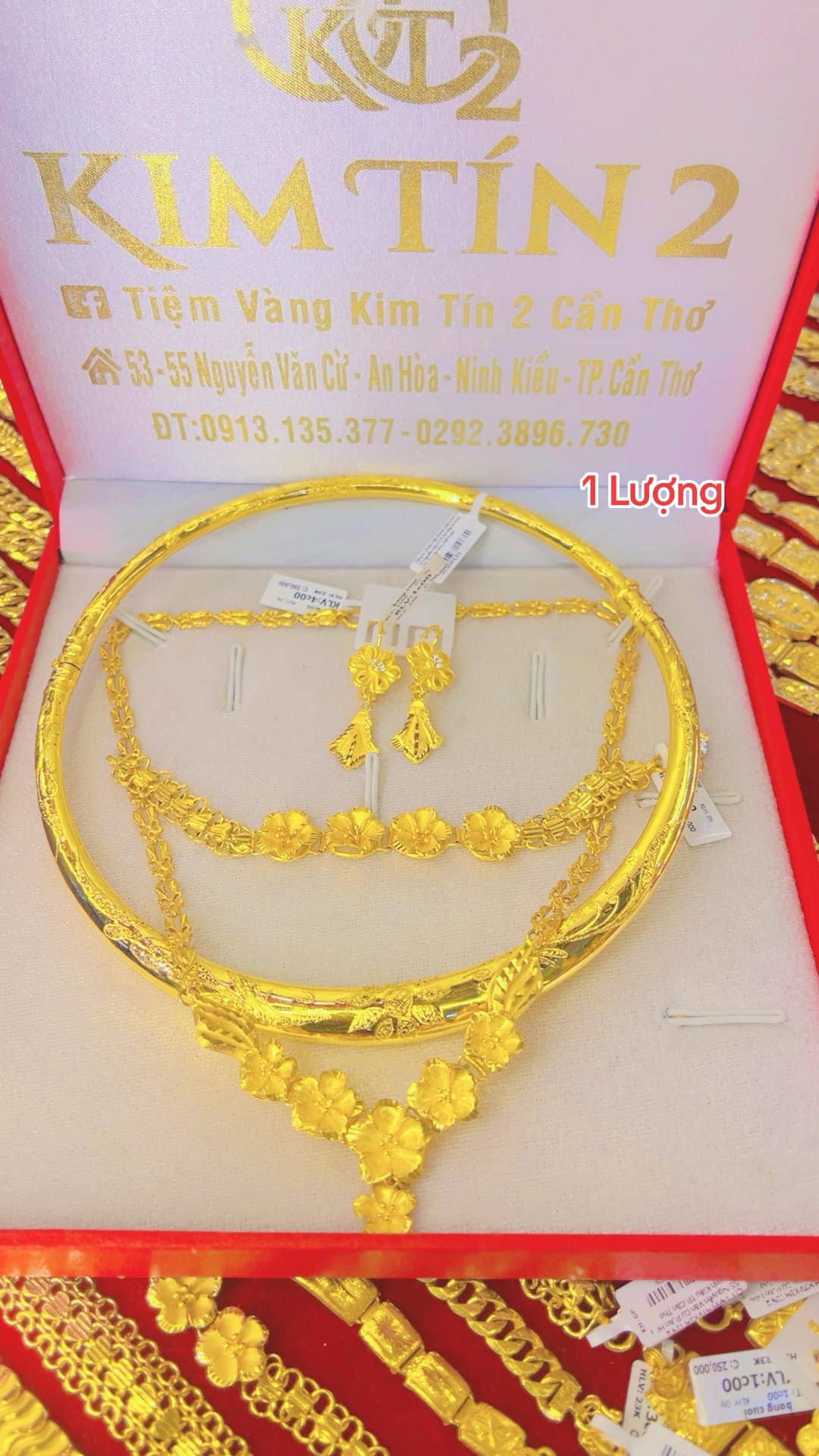 bộ vàng cưới 1 lượng 