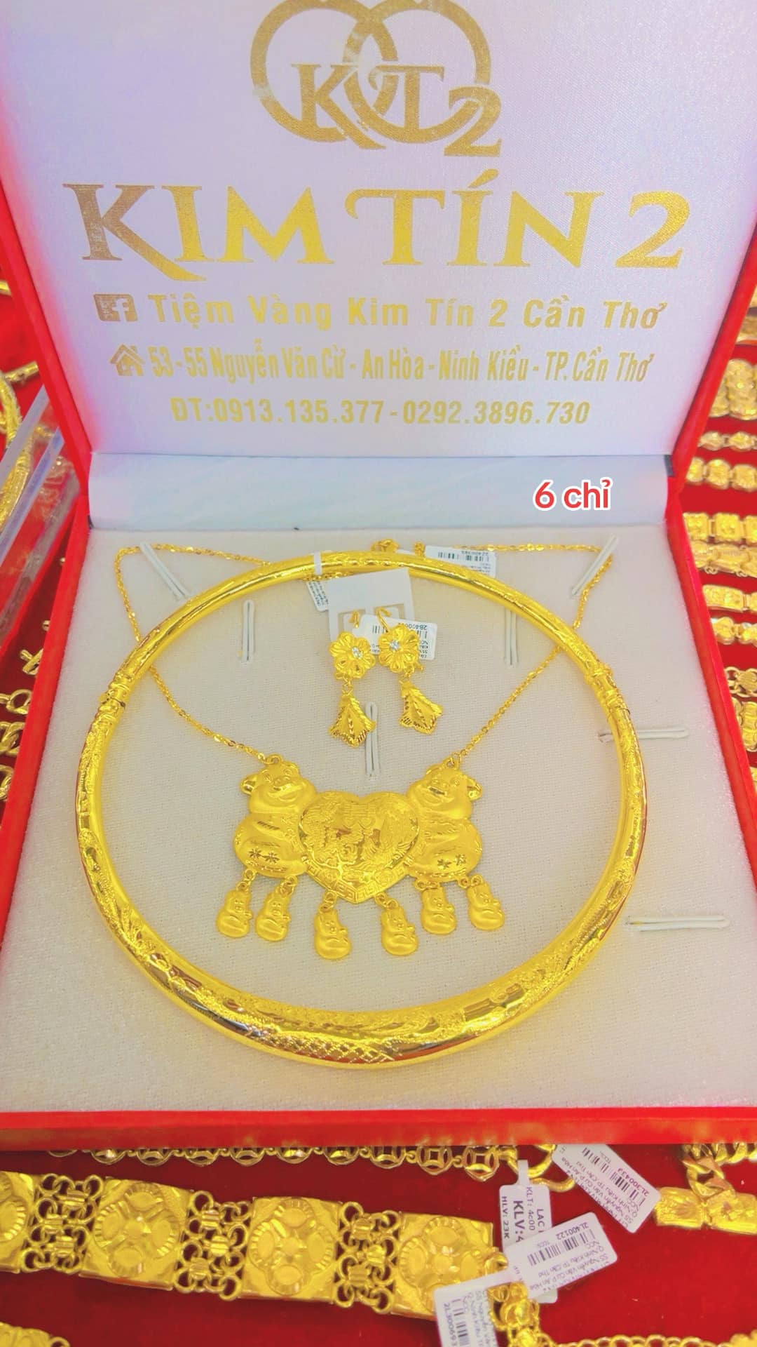 bộ vàng cưới 6 chỉ
