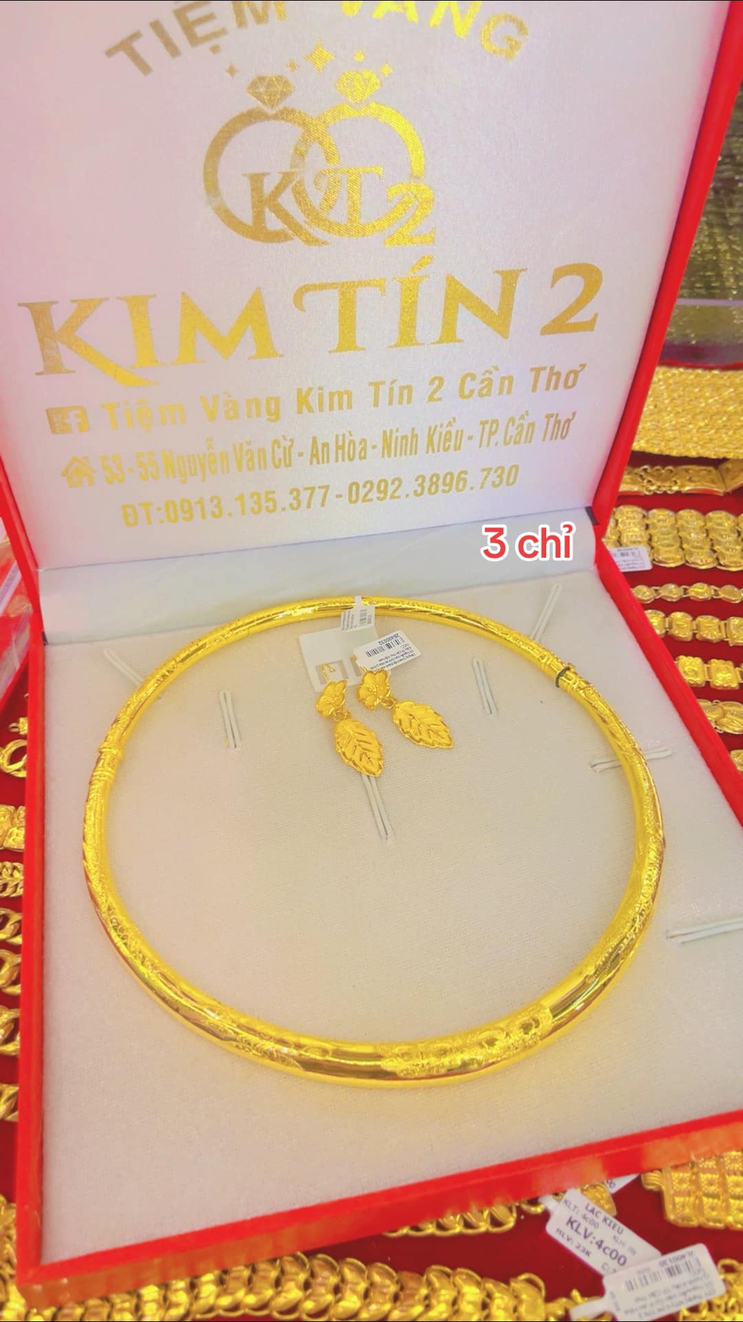 bộ vàng cưới 3 chỉ