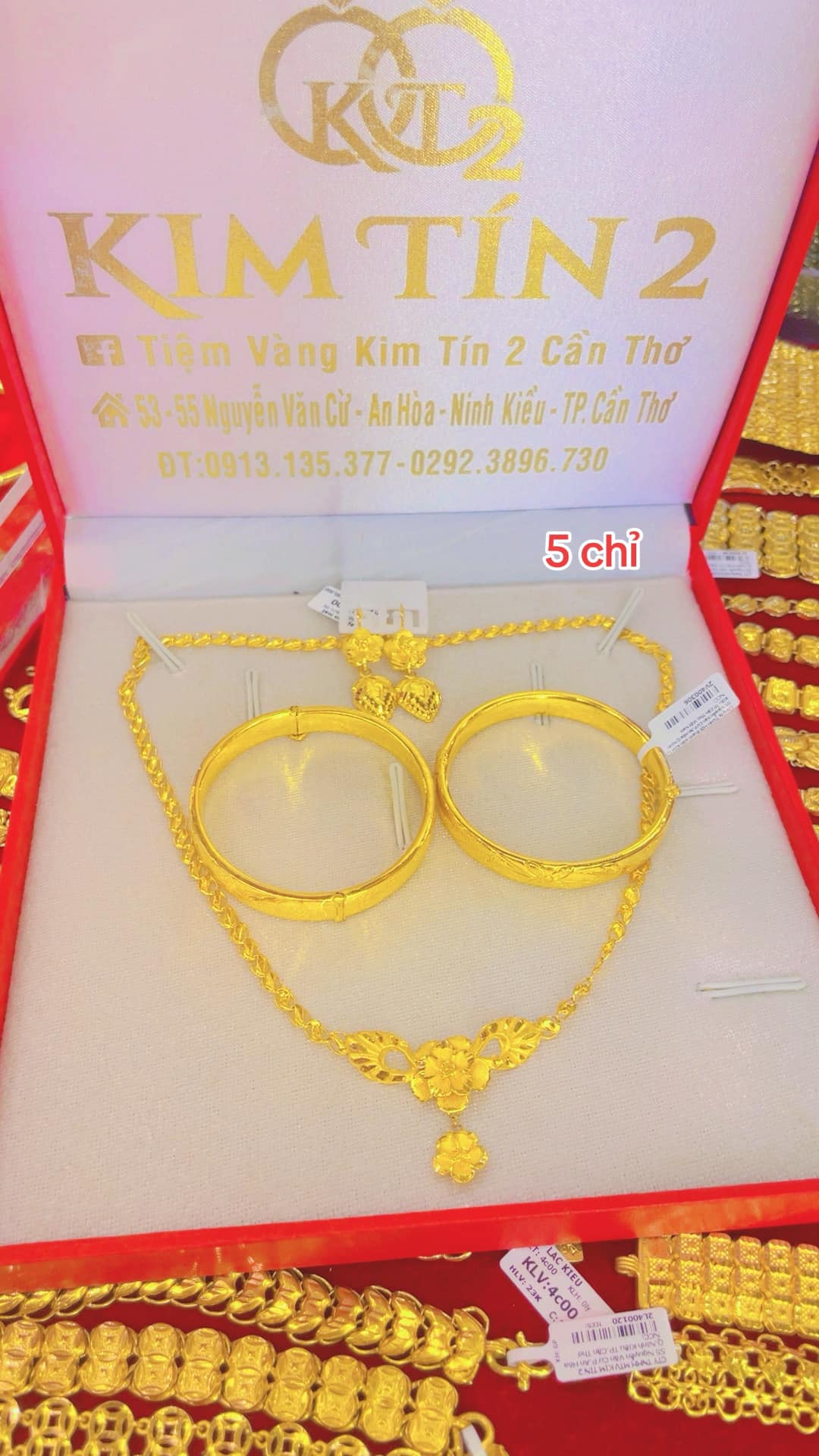 bộ vàng cưới 5 chỉ