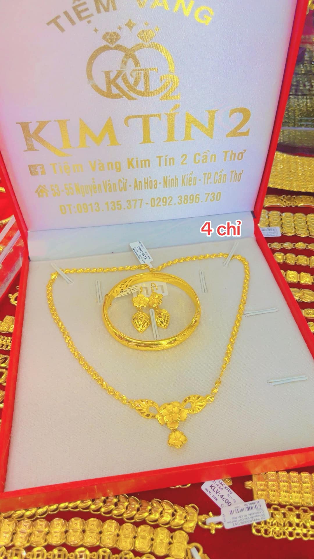 bộ vàng cưới 4 chỉ