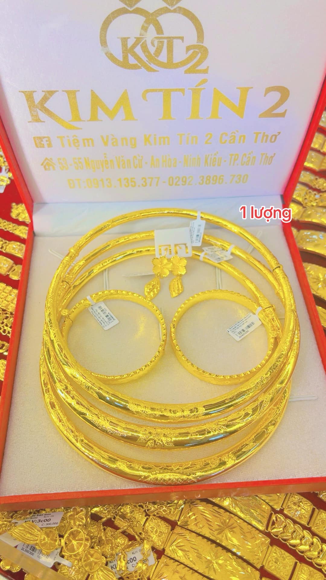 bộ vàng cưới 1 lượng