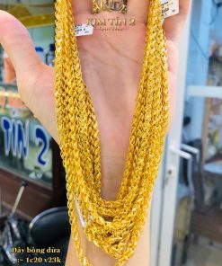 dây chuyền bông dừa