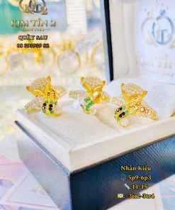 Nhẫn Đóa Hoa Nhiều Màu