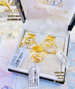 nhẫn dáng túi tiền