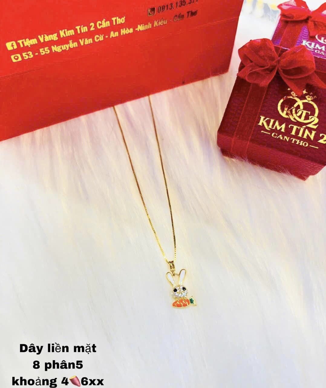 dây liền mặt thỏ trắng