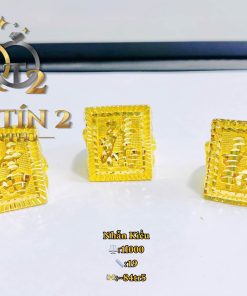 Nhẫn Mặt Vuông Chữ Phúc