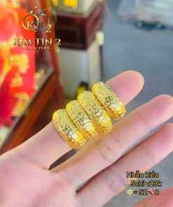 Nhẫn Vảy Rồng Vàng 24K – Bản To 5 Chỉ, Phong Cách Trung Hoa Hiện Đại Gây Sốt
