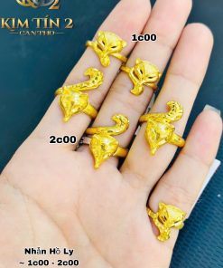 Nhẫn Hồ Ly Vàng 23K