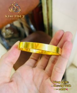 Vòng Tay Lá Hẹ 1 Lượng 23K