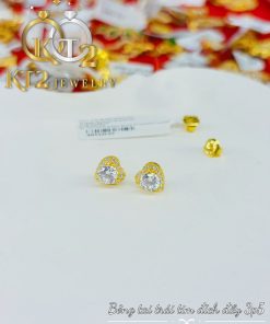 Bông Tai Trái Tim Đích Đẩy