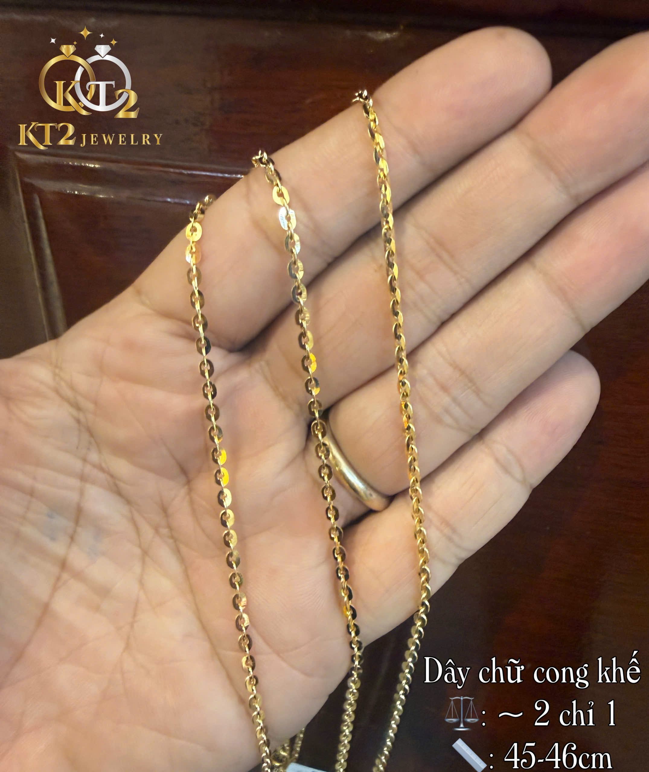 Dây Chuyền Cong Khế 2 Chỉ