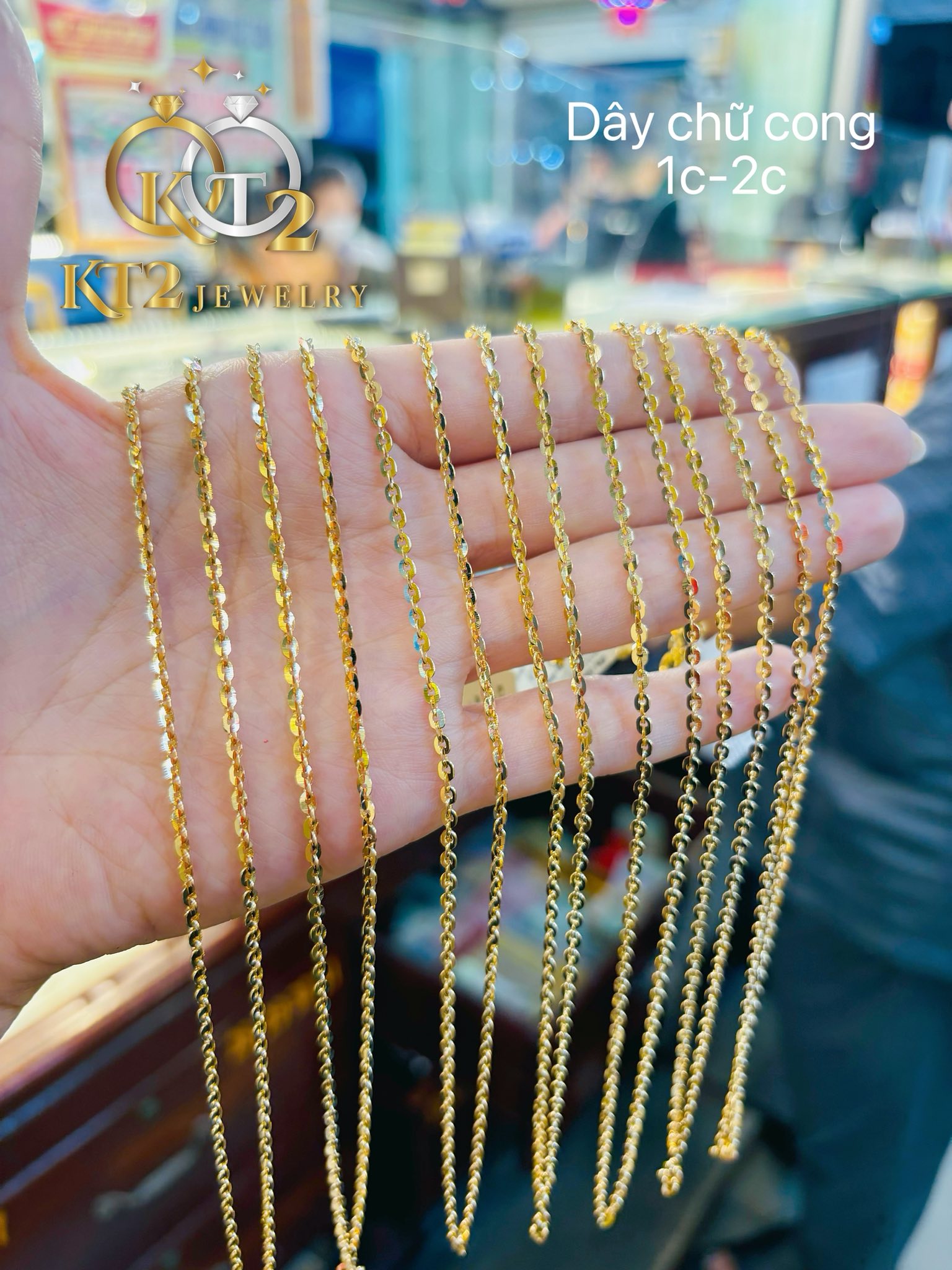 Dây Chữ Cong Mảnh Chỉ Từ 1 Chỉ